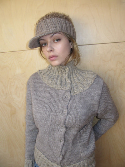 Cardigan “Granny’s Knit” Beige-V4K-APOC STORE