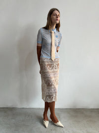 Lace Midi Skirt-Nastyamasha-APOC STORE