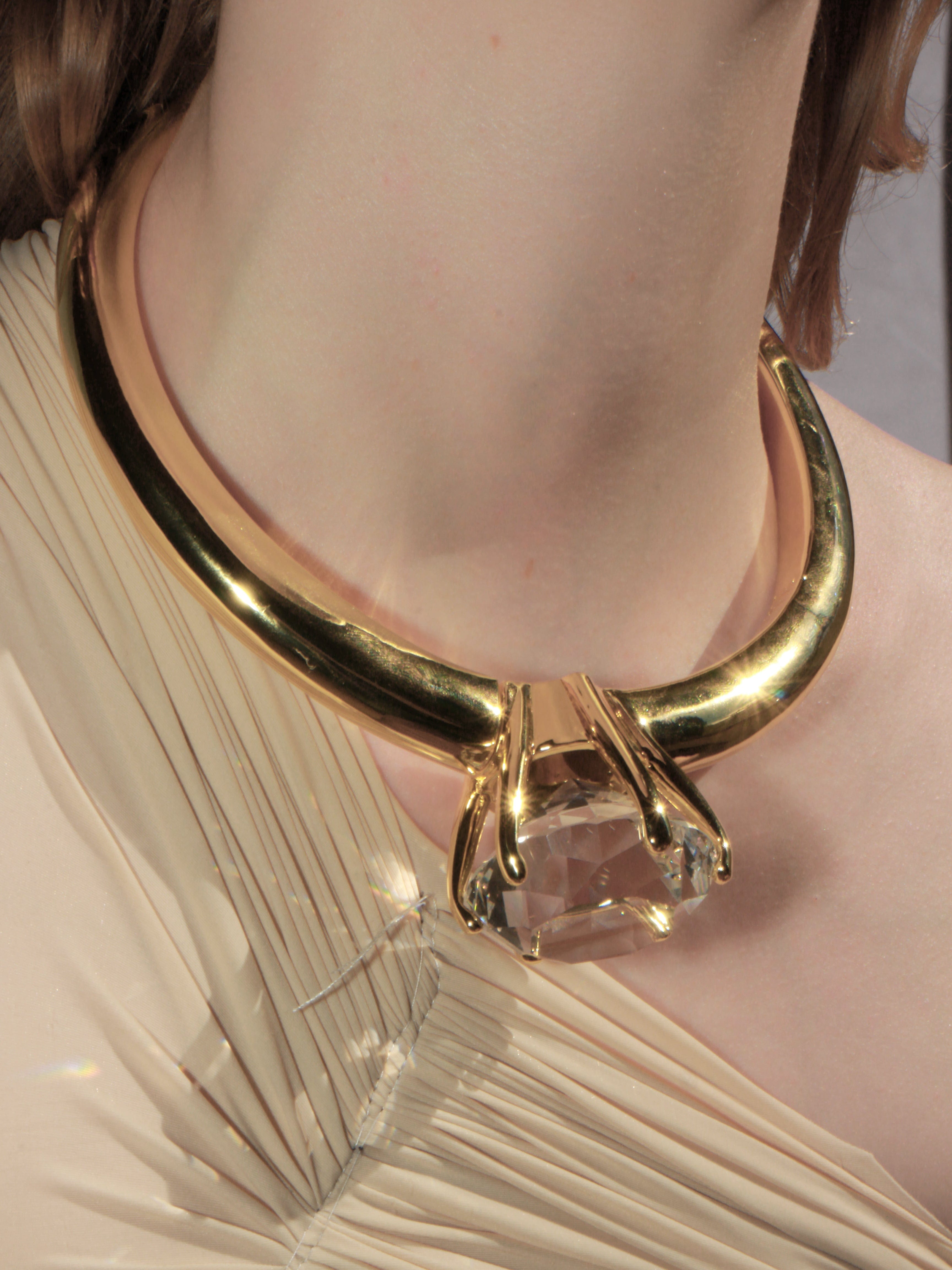 The Big Ring Necklace Gold – APOC STORE