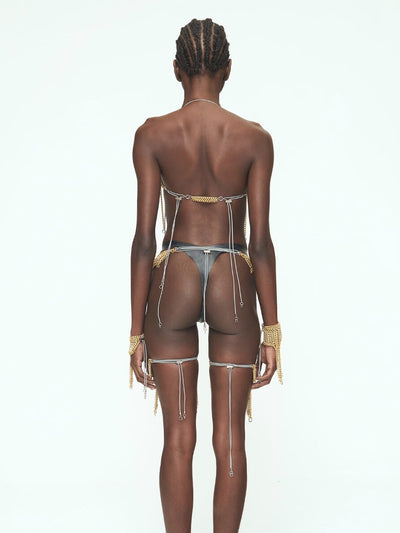 GOLD CHAINS Waist Garter Belt-JALACONDA-APOC STORE