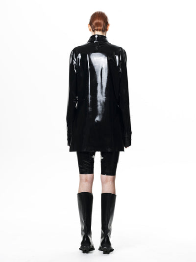 Balck Signature Latex Shirt-harri-APOC STORE