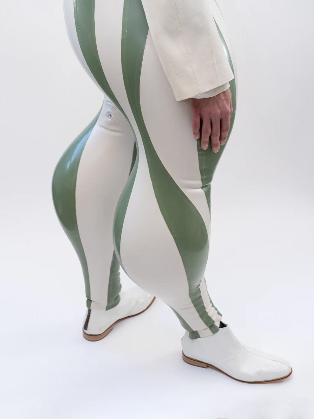 Striped Swirl Inflatable Trousers | HARRI Exclusive-harri-APOC STORE