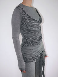 THE STRIPY TOP-Kenza Iatrides-APOC STORE