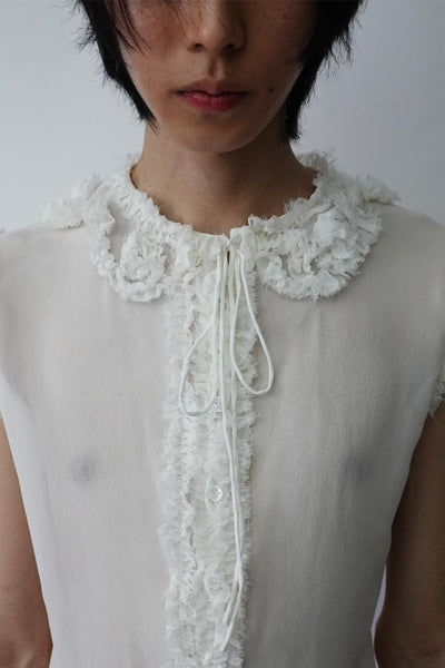 Transparent Chiffon Top-TRANSE PARIS-APOC STORE