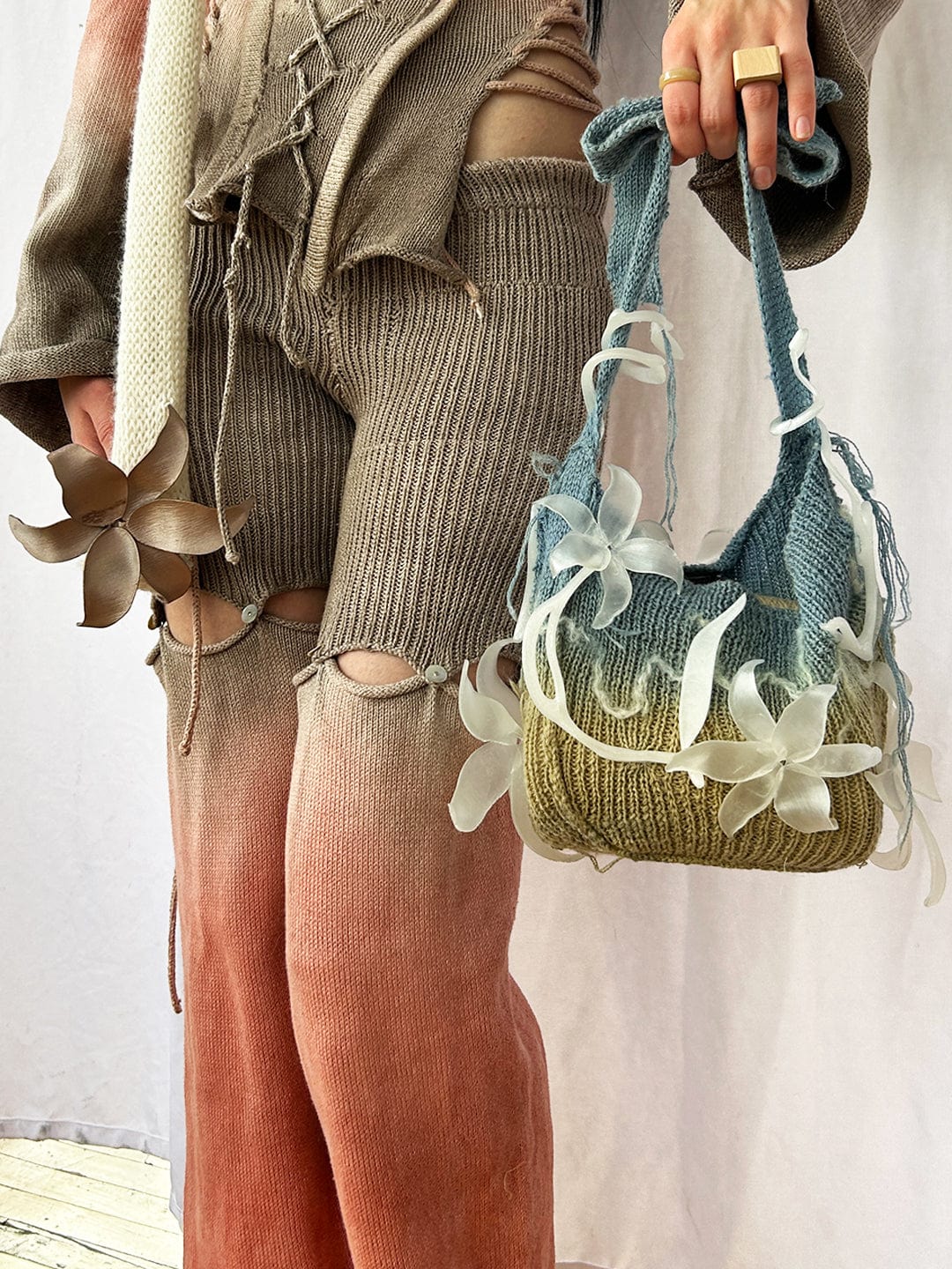 Laurel Cluster Shoulder Bag-GRACE GUI-APOC STORE