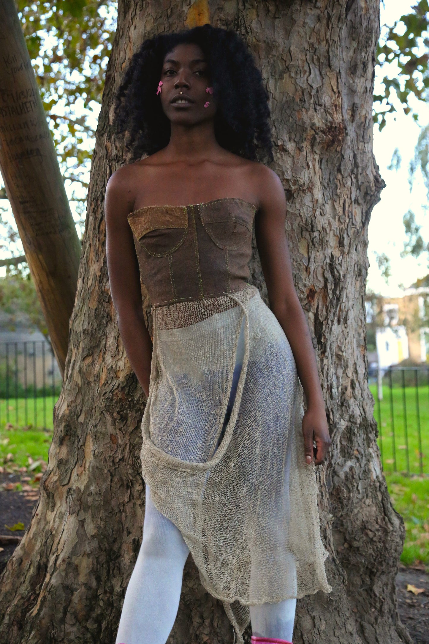 coffee nettle warrior dress-EIRINN HAYHOW-APOC STORE