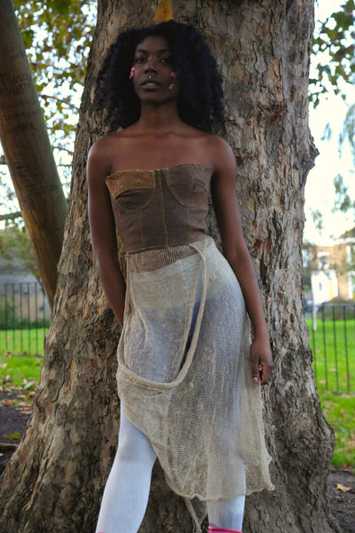 coffee nettle warrior dress-EIRINN HAYHOW-APOC STORE