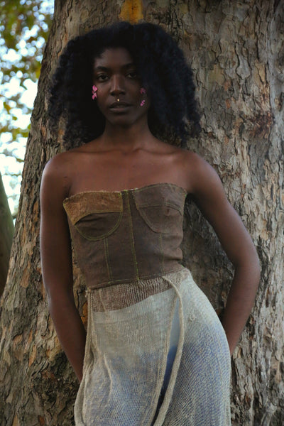 coffee nettle warrior dress-EIRINN HAYHOW-APOC STORE