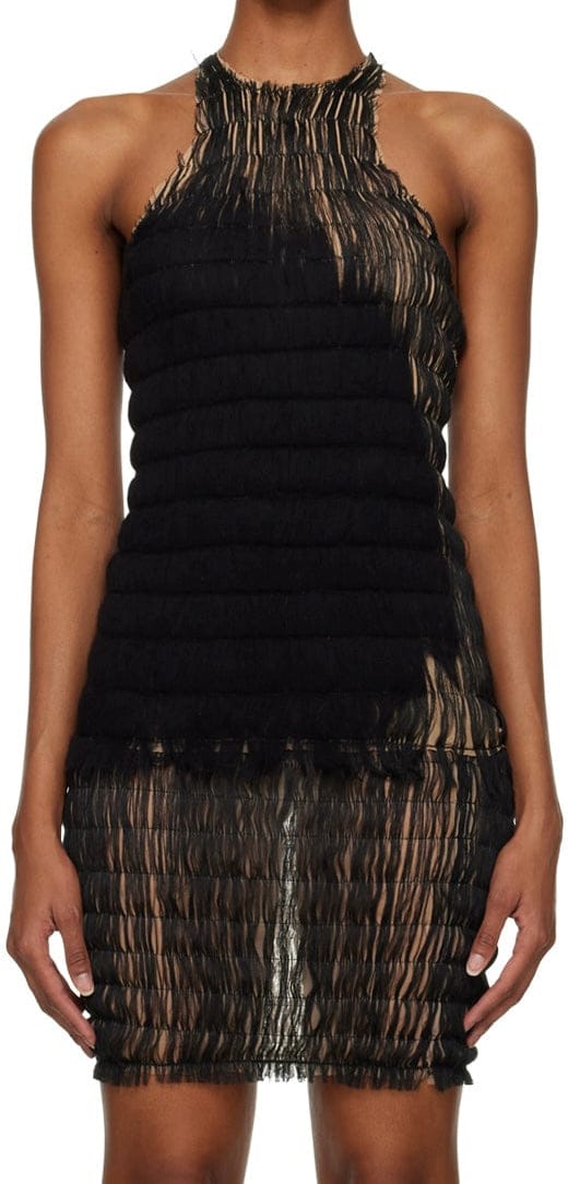 Felted Dot Handwoven Dress-Constanca Entrudo-APOC STORE