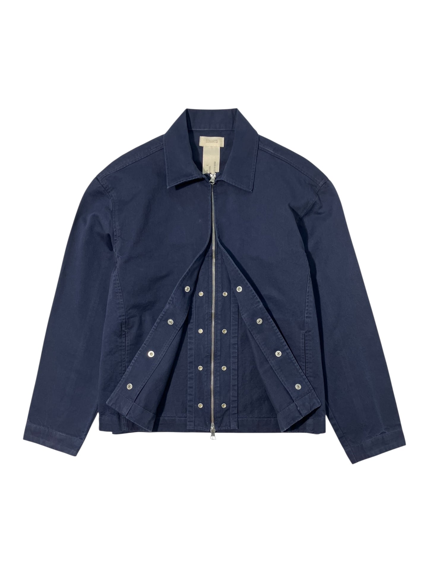 DETACHABLE ZIP JACKET NAVY-EGNARTS-APOC STORE