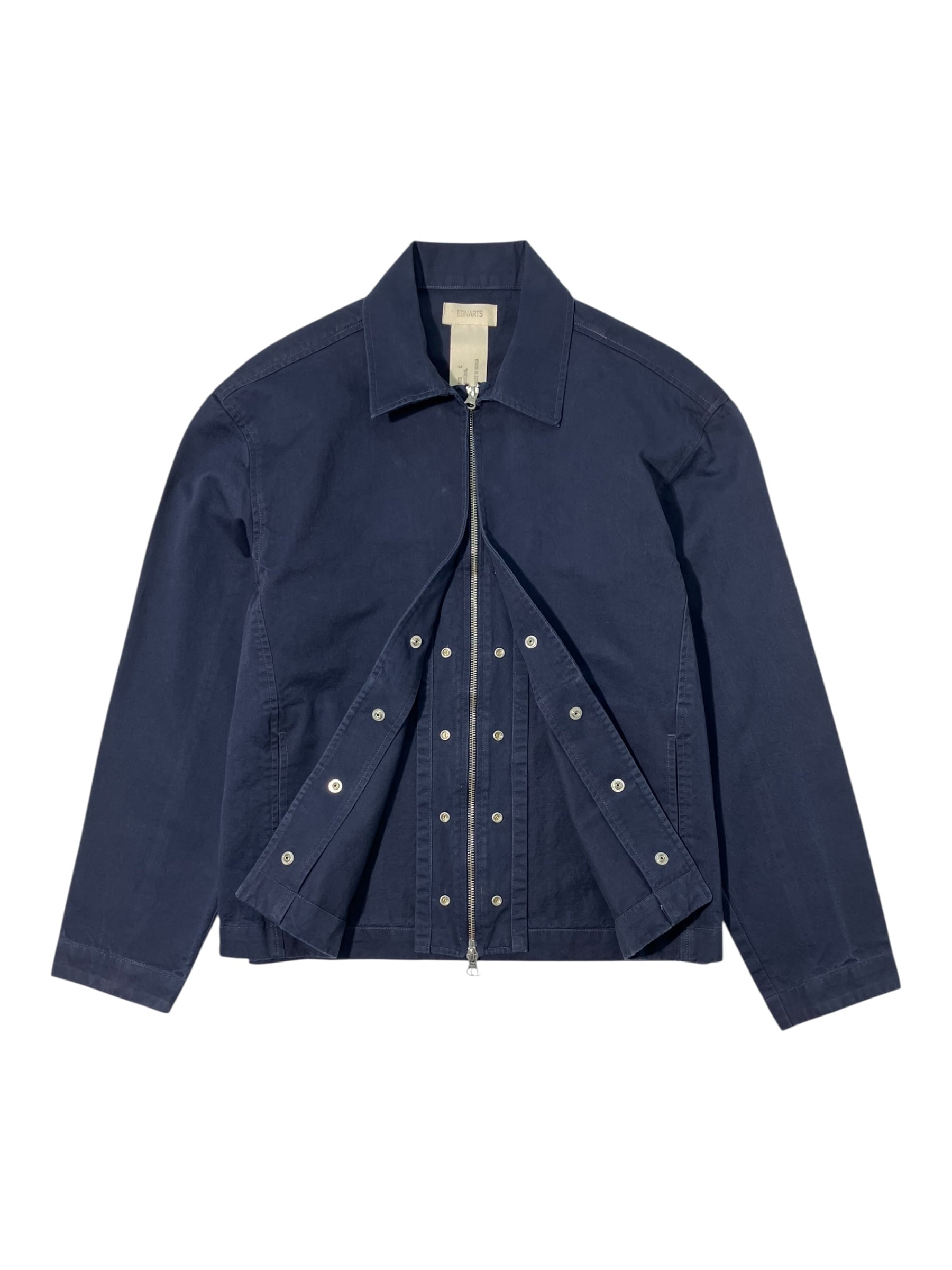 DETACHABLE ZIP JACKET NAVY-EGNARTS-APOC STORE