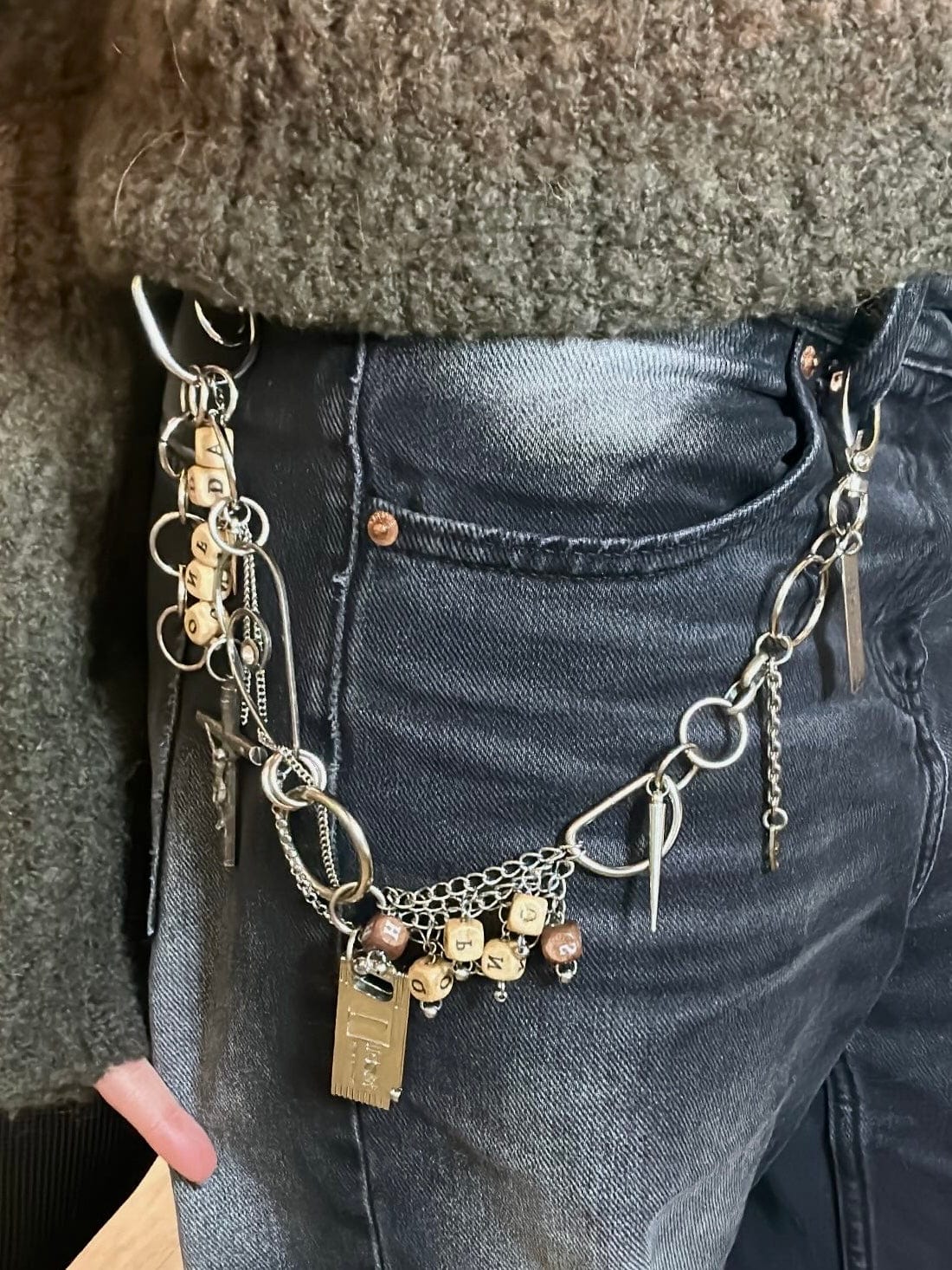 Cross Rosary chain-Alisa Cayoo-APOC STORE