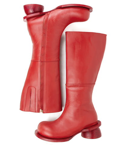 Olivia No Platform Red-CRUDA-APOC STORE