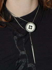 Cute as a Button Necklace-Marland Backus-APOC STORE