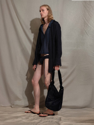 BB Sack in Black Suede-Pedro Trindade-APOC STORE