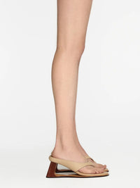 L’ABSURDE SANDAL- BEIGE-MOTIRA-APOC STORE