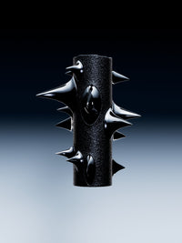 Stem Vase Black-Gast Studio-APOC STORE