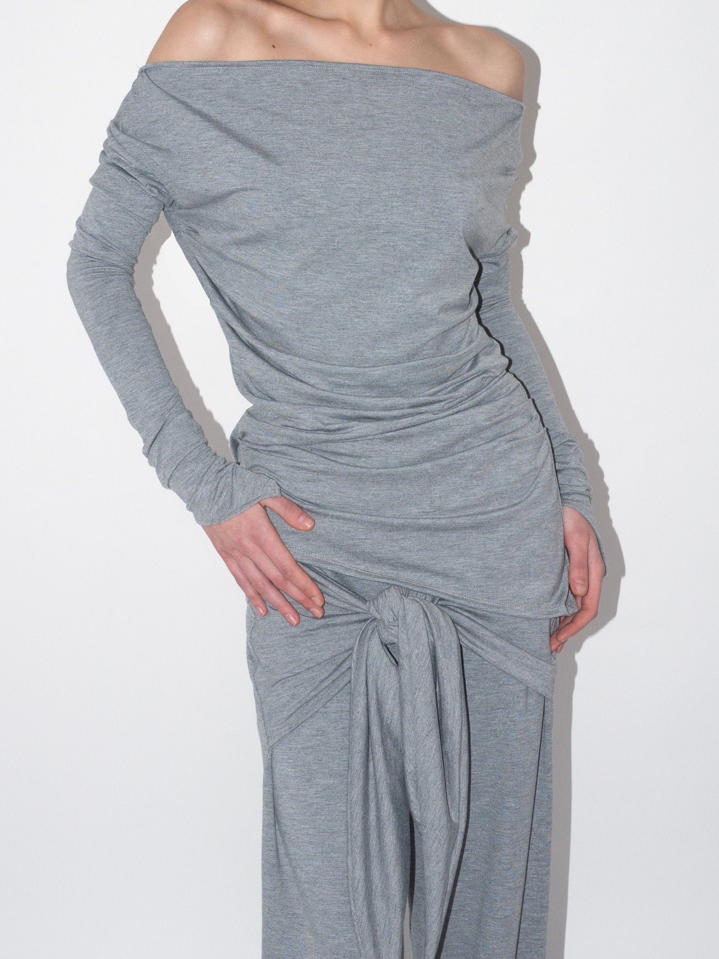 THE KNIGHT PANTS light grey-Kenza Iatrides-APOC STORE