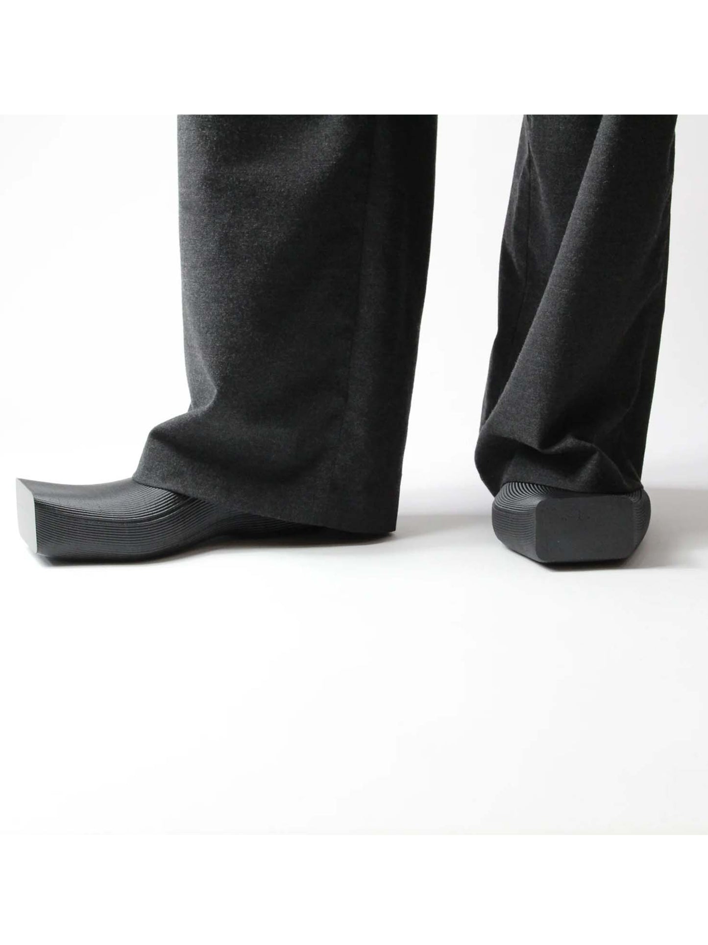 Square Toe Rubber Mules-BODY AMPLIFICATION DEVICES-APOC STORE