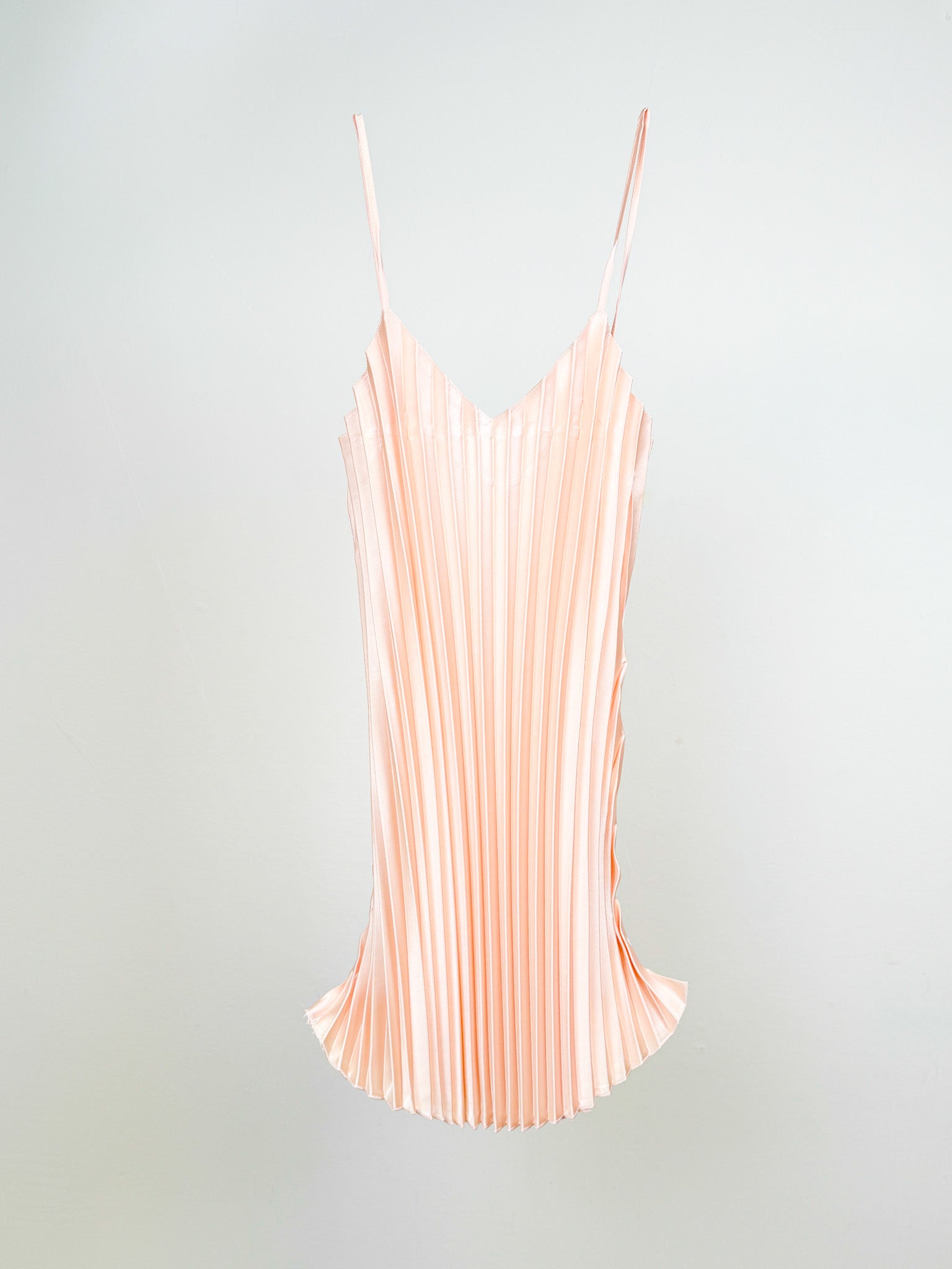 PINK PLEATED DRESS-Lou de Bètoly-APOC STORE