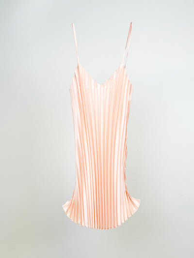 PINK PLEATED DRESS-Lou de Bètoly-APOC STORE
