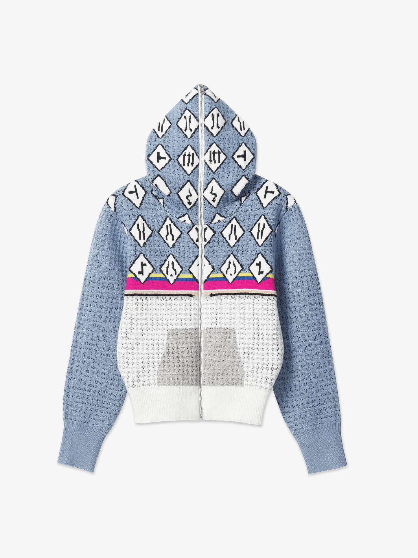 chöke traffic sign argyle hoodie-Chöke-APOC STORE