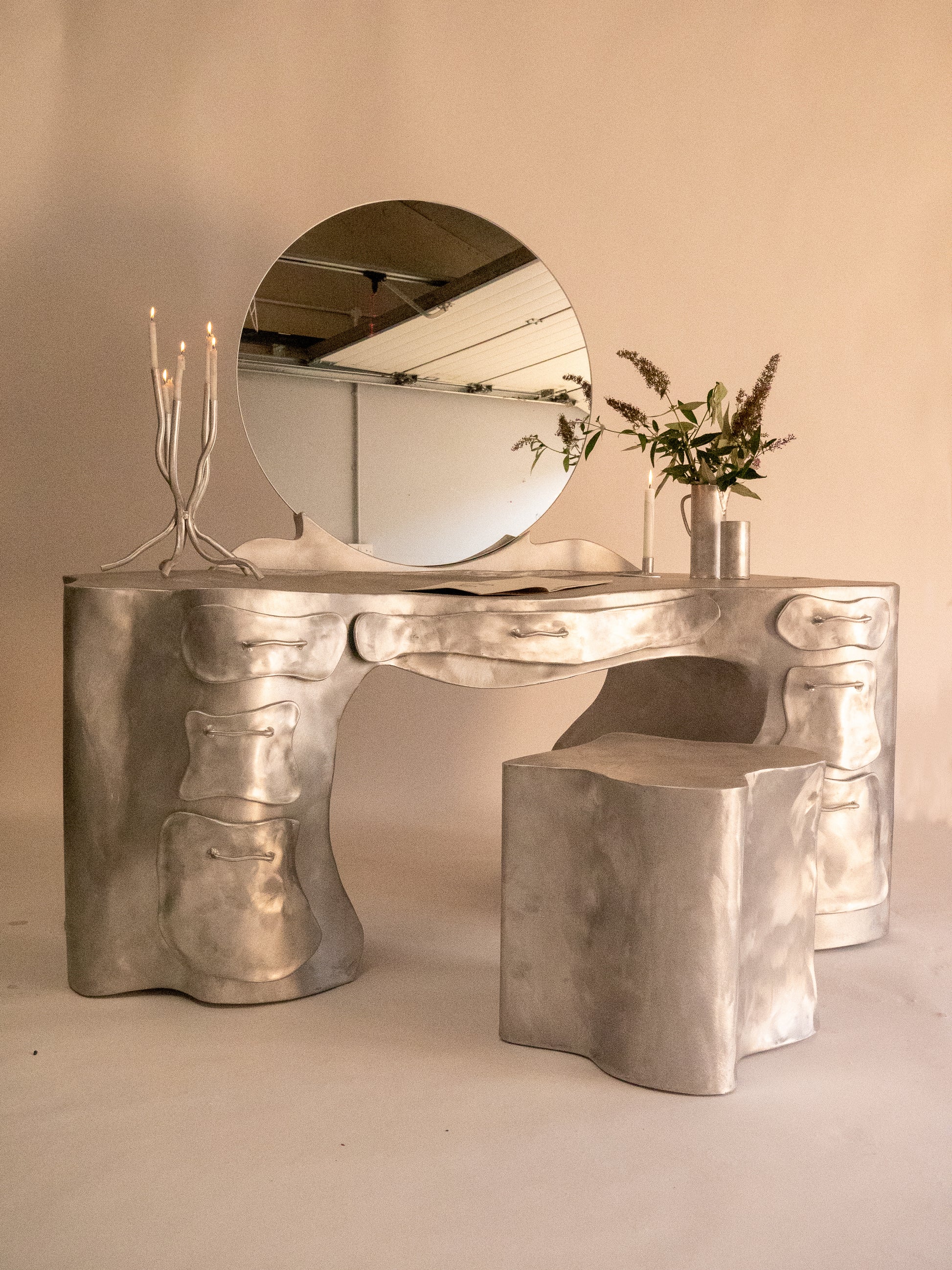 Vanity Desk-Six Dots Design-APOC STORE