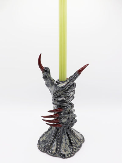 Speckled Double-Hand Candlestick-Naomi Gilon-APOC STORE