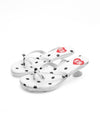 Polka Dot Flip-flops White-EMPTY BEHAVIOR-APOC STORE