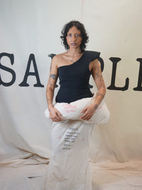 GARMENT # 026 SINGLE BUILT UP SHOULDER TOP-S A M P L E GARMENTS-APOC STORE