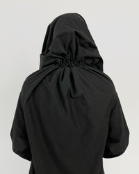 FLAT ADJUSTABLE STRING COAT BLACK-EGNARTS-APOC STORE