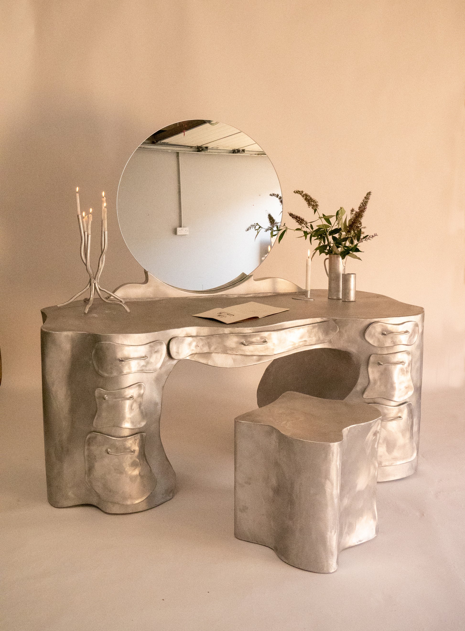 Vanity Desk-Six Dots Design-APOC STORE