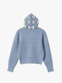 chöke traffic sign argyle hoodie-Chöke-APOC STORE