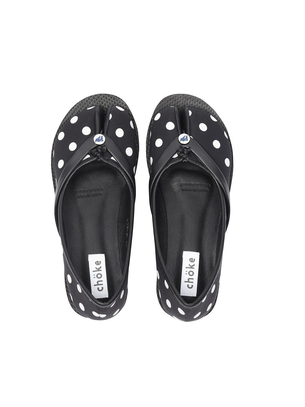 chöke Tabi Sandals in polka dot-Chöke-APOC STORE
