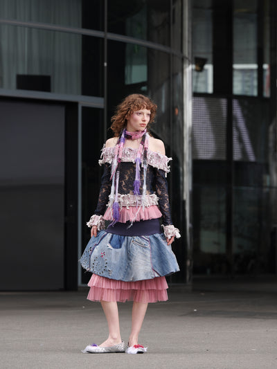 Chunky lace top-TATi-APOC STORE