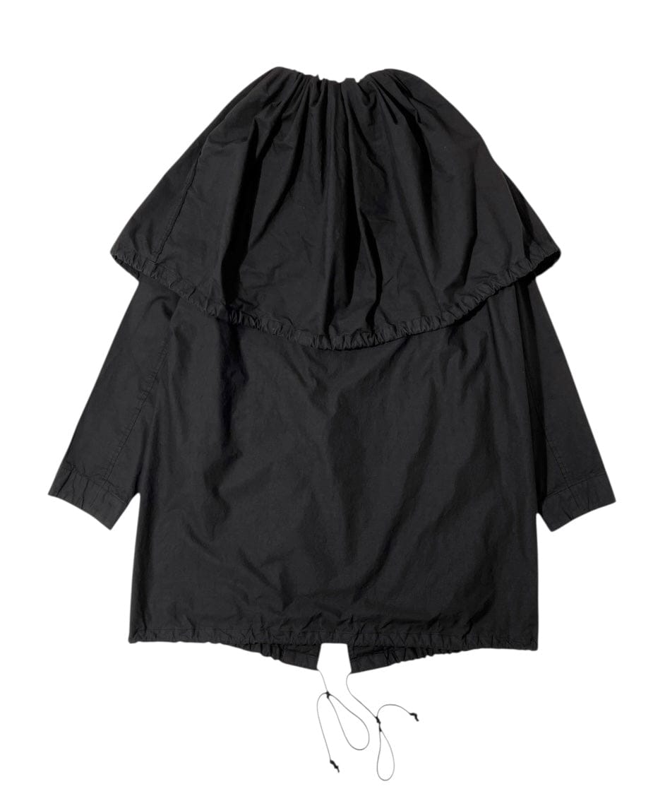 Coat String FLAT ADJUSTABLE STRING COAT BLACK – APOC STORE