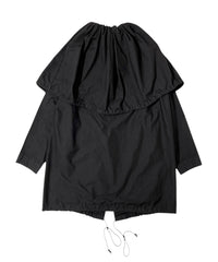 FLAT ADJUSTABLE STRING COAT BLACK-EGNARTS-APOC STORE