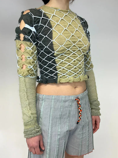 reversible diamond long sleeve-deparel-APOC STORE