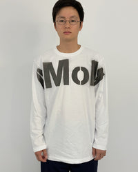 AMOM LARGE LOGO T-SHIRTS WHITE-EGNARTS-APOC STORE