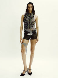 Chess Lime Long Top-JALACONDA-APOC STORE