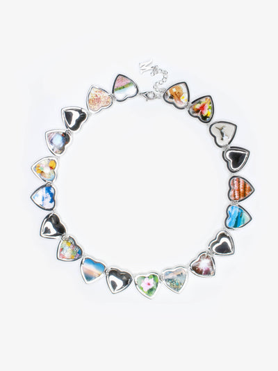 Open Hearts Necklace-Marland Backus-APOC STORE