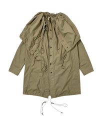FLAT ADJUSTABLE STRING COAT BEIGE-EGNARTS-APOC STORE