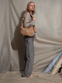 BB Sack in Beige Hair-on-Hide-Pedro Trindade-APOC STORE