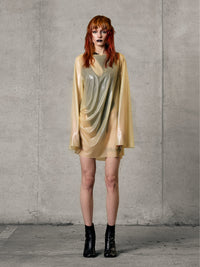Open Back Mini Dress-Shers Studios-APOC STORE