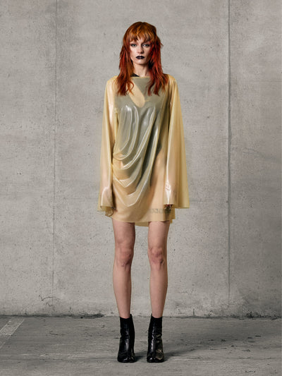 Open Back Mini Dress-Shers Studios-APOC STORE