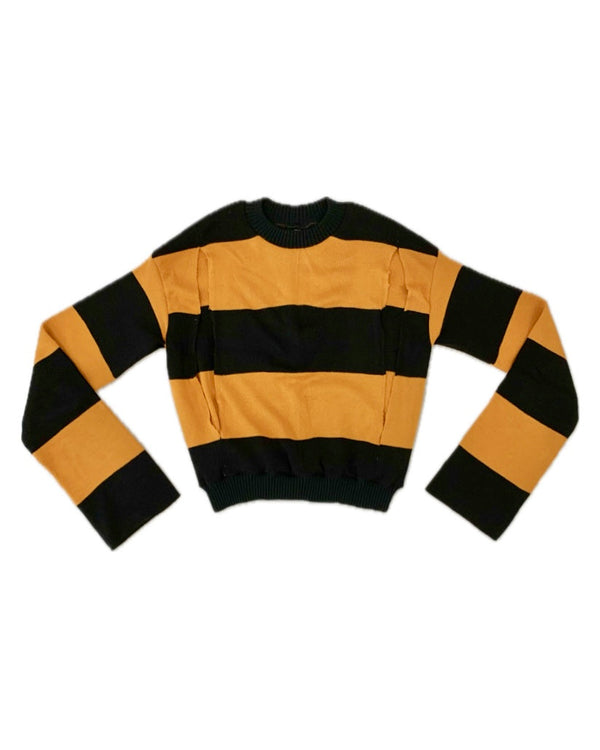 SLIT FOOTY SCARF JUMPER-Adam Jones-APOC STORE