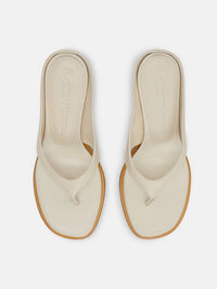 L’ABSURDE SANDAL - WHITE-MOTIRA-APOC STORE
