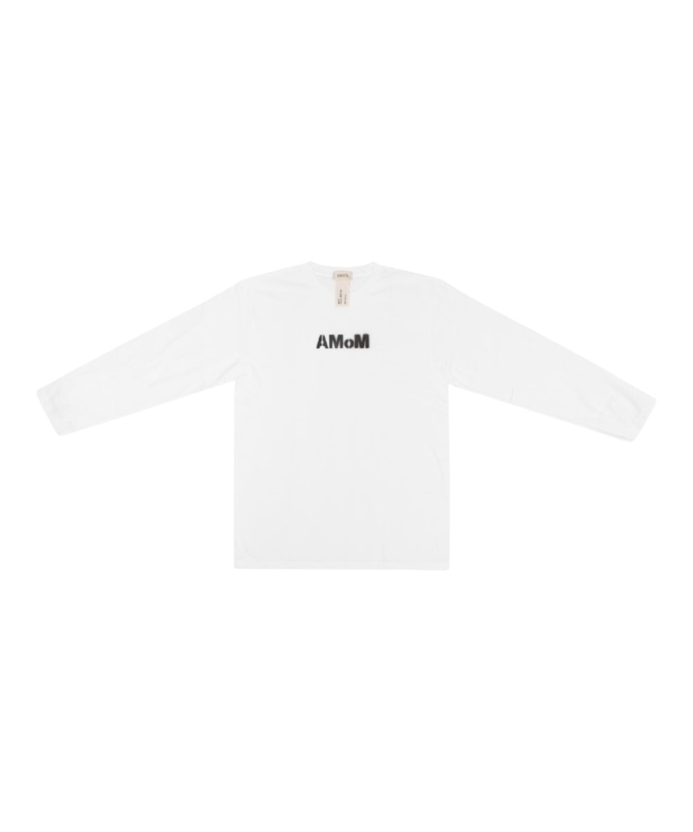 AMOM SMALL LOGO T-SHIRTS WHITE-EGNARTS-APOC STORE