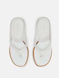 L’ABSURDE SANDAL - WHITE-MOTIRA-APOC STORE