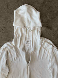 Ribbed Zip Hoodie-Lucas Benjamin-APOC STORE
